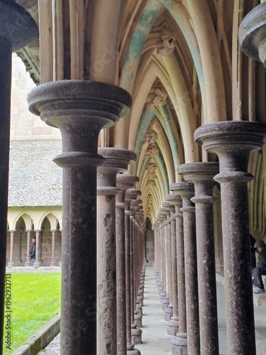 arches of the cathedral of st james in sibenik croatia
