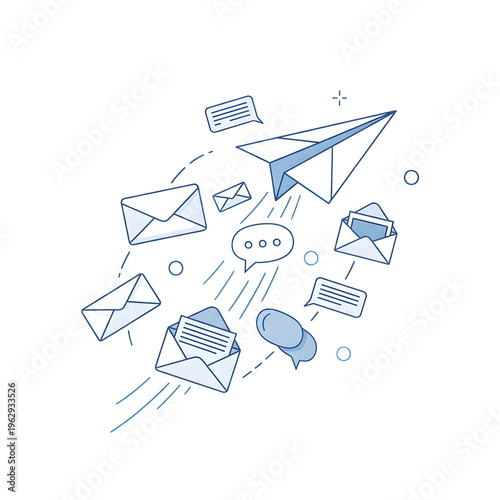 Flat lay pastel stationery elements isolated on transparent background PNG