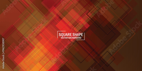 Abstract Brown square background