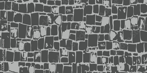 Abstract Grey Stone Wall Texture Background with Organic Pattern