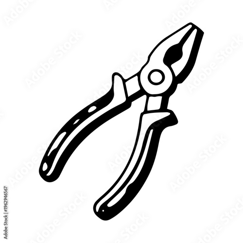 Pliers Icon Outline