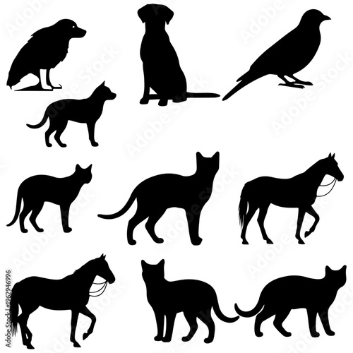 Silhouette of man praying on the ground. Islamic prayer, Judas, worship, faith, religion, spiritual practice vector illustration.