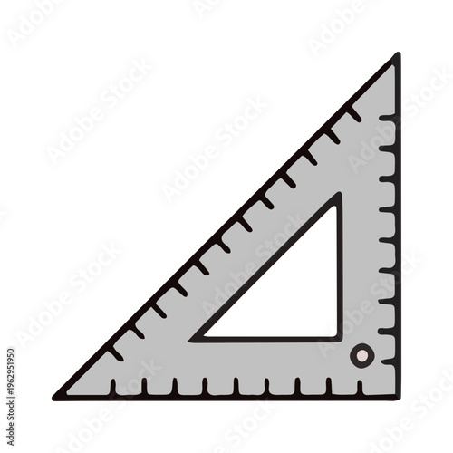 Drafting Triangle Ruler Icon