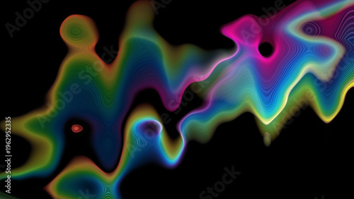 Abstract digital movement art Pixel texture pattern modern art, technology, digital aesthetics distorted surface