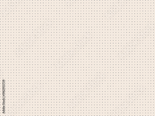  Minimalist cream background featuring a repeating pattern of small dark brown polka dot shapes