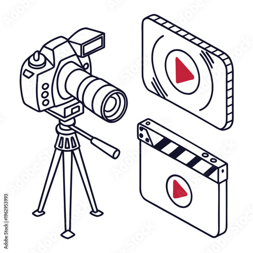Video camera and video clips