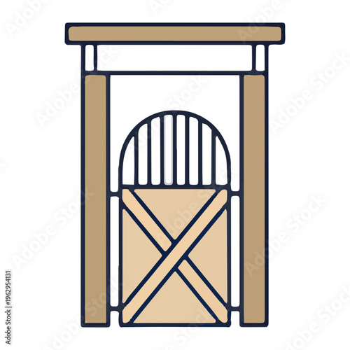 Horse Stable Door Icon