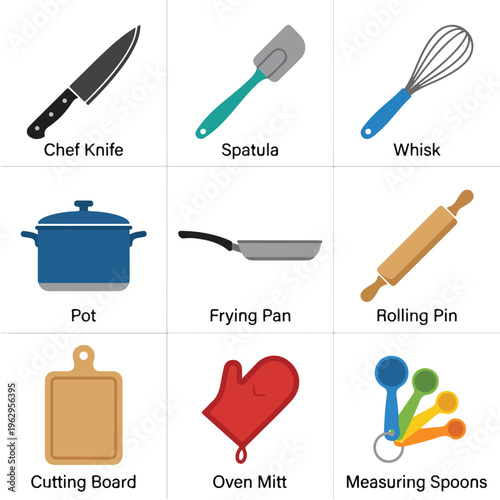 Kitchen Utensils and Tools.