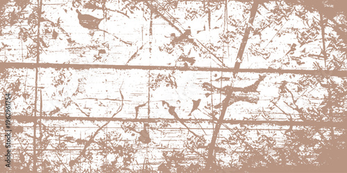 Abstract background with branches and grid lines, sepia toned grunge texture, distressed overlay effect, vintage tree silhouette, weathered wood pattern, rustic texture, organic grunge, abstract patte