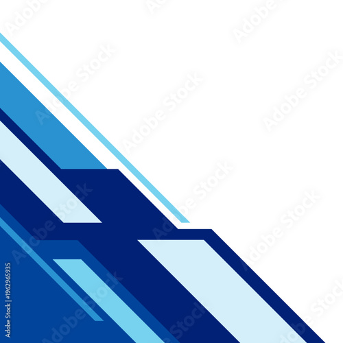 Modern Blue Business Corner