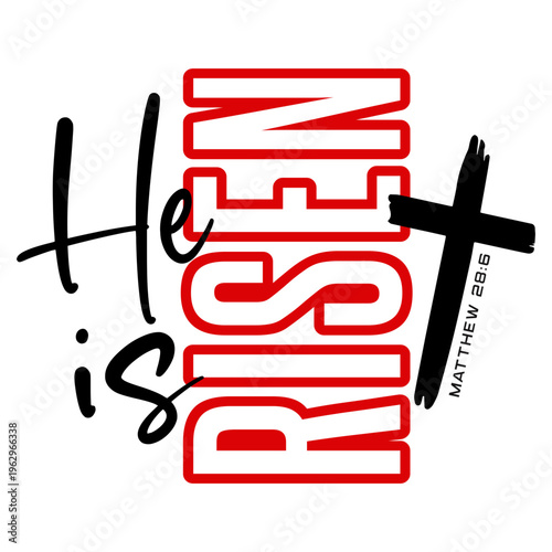 He is Risen, Bible Verse design, Christian Shirt Svg, Religious Svg