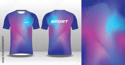 Modern Abstract Sports Jersey Design Template