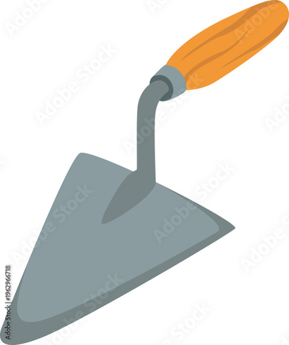 Trowel Tool Illustration