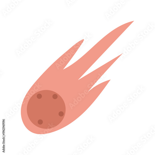 Falling Comet Illustration