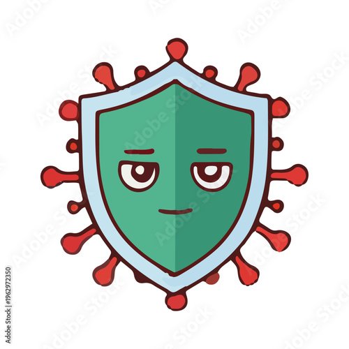 Virus Shield Protection Icon