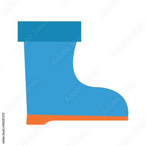 Blue Rain Boot Icon