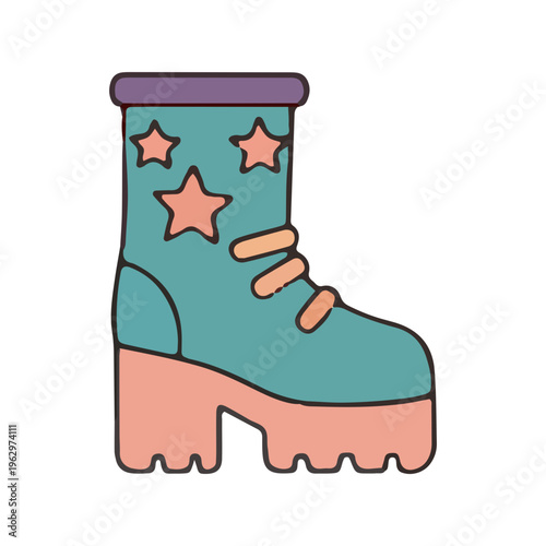 Platform Star Combat Boot Icon