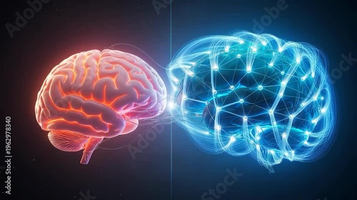 Dual Brain Concept: Creative Energy vs. Networked Intelligence