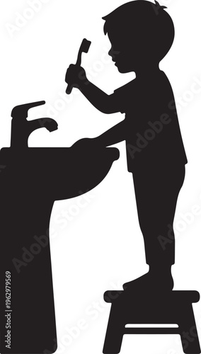 Autism Awareness Silhouette Collection, Neurodiversity Vector Art, Inclusion and Special Needs Black Graphics, Puzzle Piece Logo Design Elements