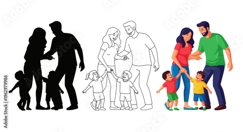 Two tiered green birthday cake illustration featuring a single lit candle centerpiece on a yellow stand surrounded by colorful confetti bursts