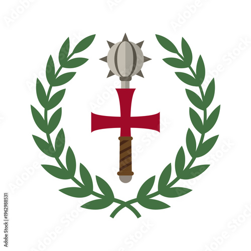 Templar Cross Emblem Icon