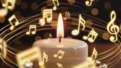 Candlelight Serenade - A Harmonious Blend of Light and Music.