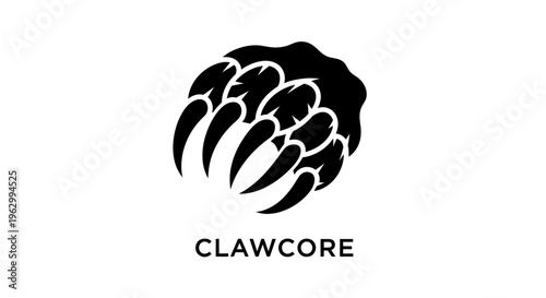 Clawcore bear paw print logo.