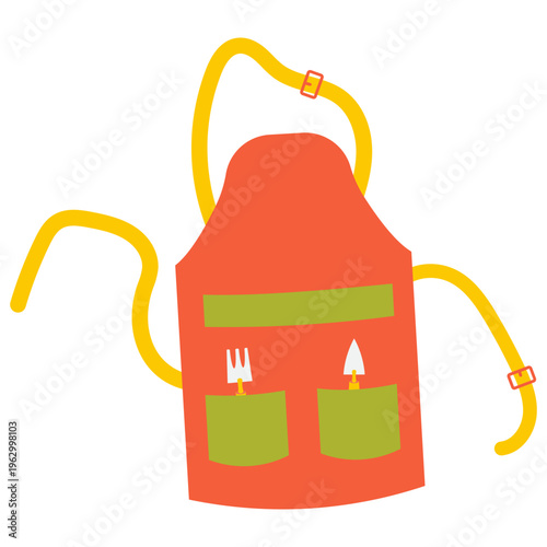 Cute Cooking Apron Icon