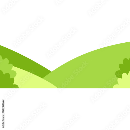 Green Rolling Hills Background