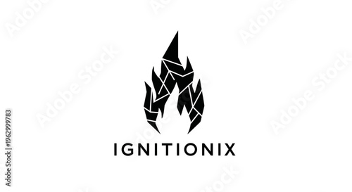 Ignitionix flame logo design.