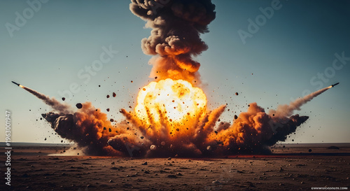 Catastrophic Explosion Visual Scene