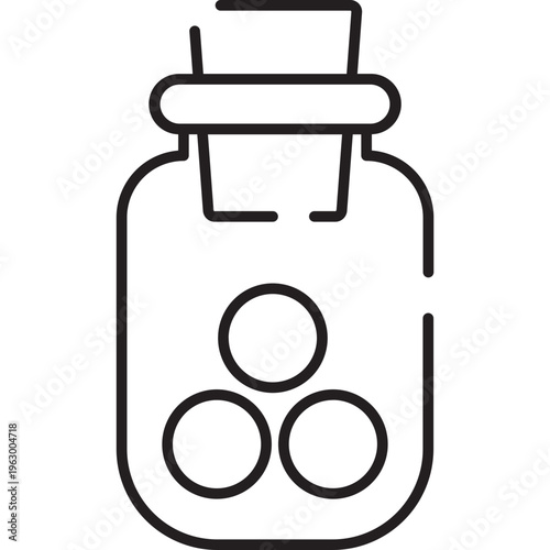 Potion Bottle Icon Outline
