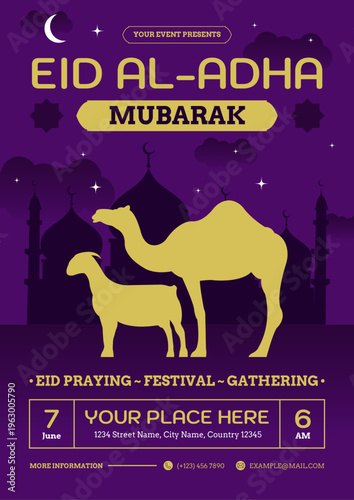 Idul Al Adha Flyer Set