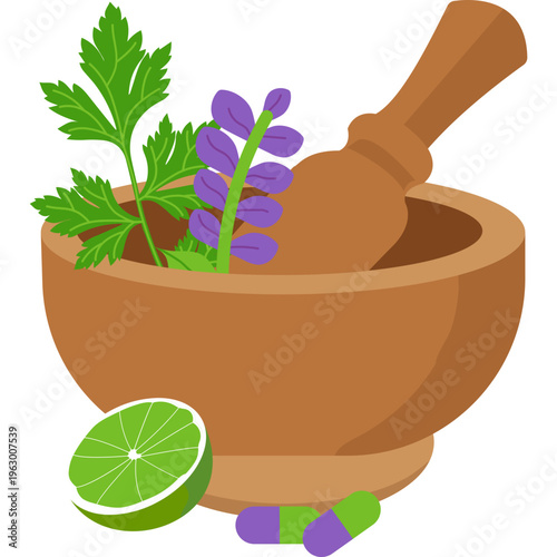 Herbal Medicine Preparation Icon