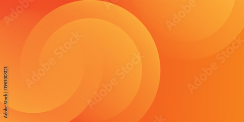 abstract orange circular background. Dynamic sound wave. Design element. Vector illustration