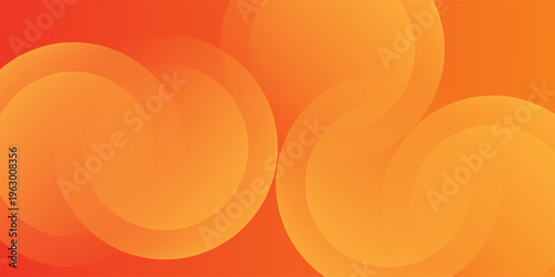 Abstract orange background with circles.