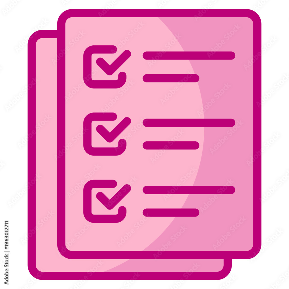 Fototapeta premium Task List Icon