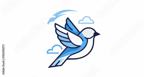 Top Buck Bird Icon Vector Illustration