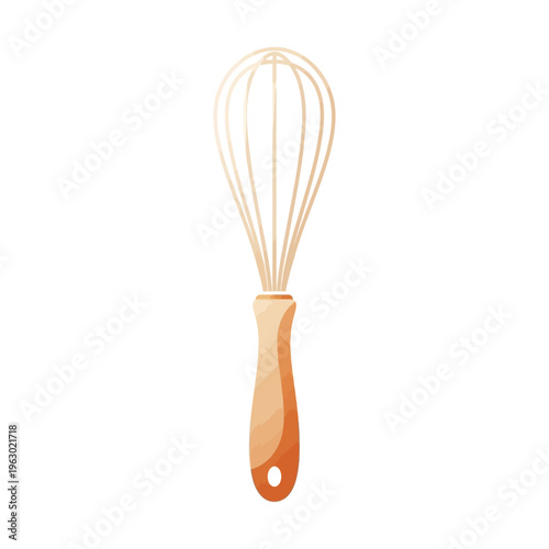 Wire Whisk Kitchen Baking Tool Icon
