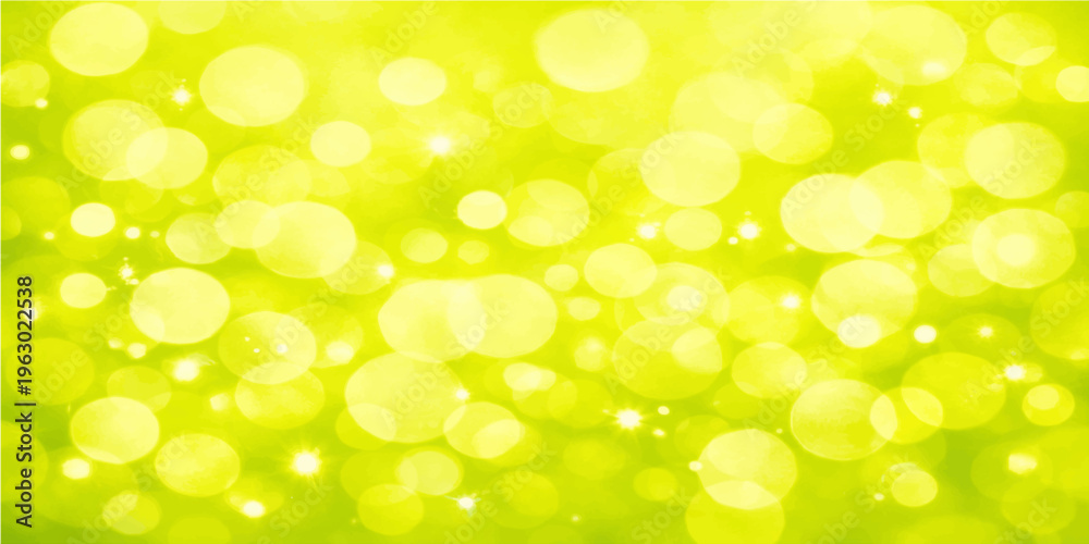 Fototapeta premium Green Abstract Bokeh Light Background
