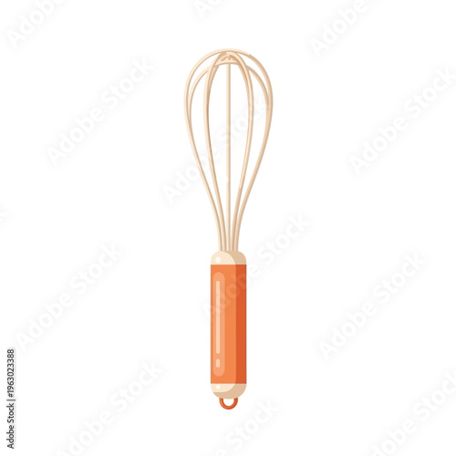 Wire Whisk Kitchen Baking Tool Icon
