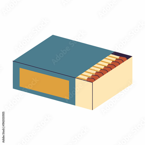 vector illustration of a match