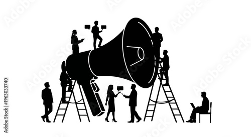 Teamwork and Communication Amplified by Megaphone.