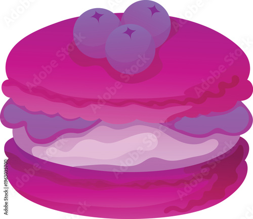blueberry sweet macaroon traditional snack
