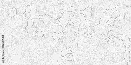 Modern Minimal Topo Contour Line Design Seamless Pattern
Geographic Terrain Elevation Map Background Texture