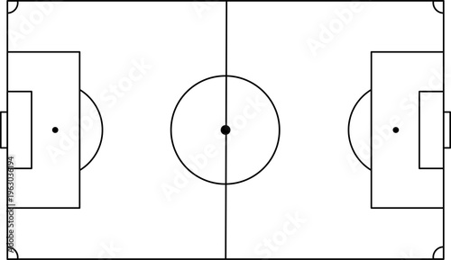 vector illustration of a football stadium black and white