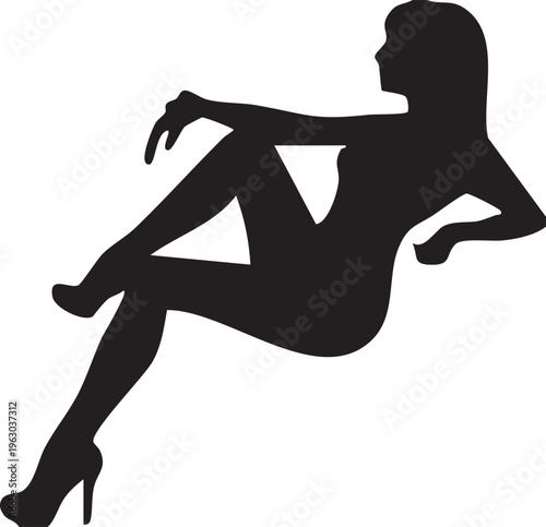 dynamic silhouette of a person performing a graceful lunge with one leg extended forward and the other knee bent at a ninety-degree angle while arms support the body