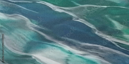 green and blue marble pattern texture background