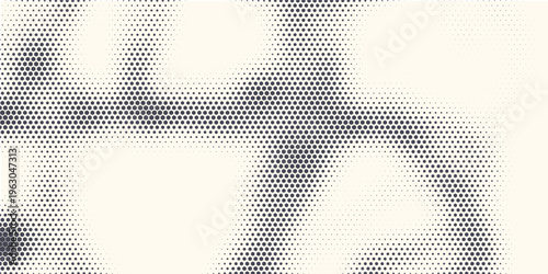Hexagon Shapes Vector Abstract Geometric Technology Retrowave Sci-Fi Texture Isolated on Light Background. Halftone Hex Retro Simple Pattern. Eps10