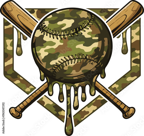 Camo Baseball Drip